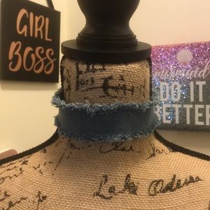 Denim Choker